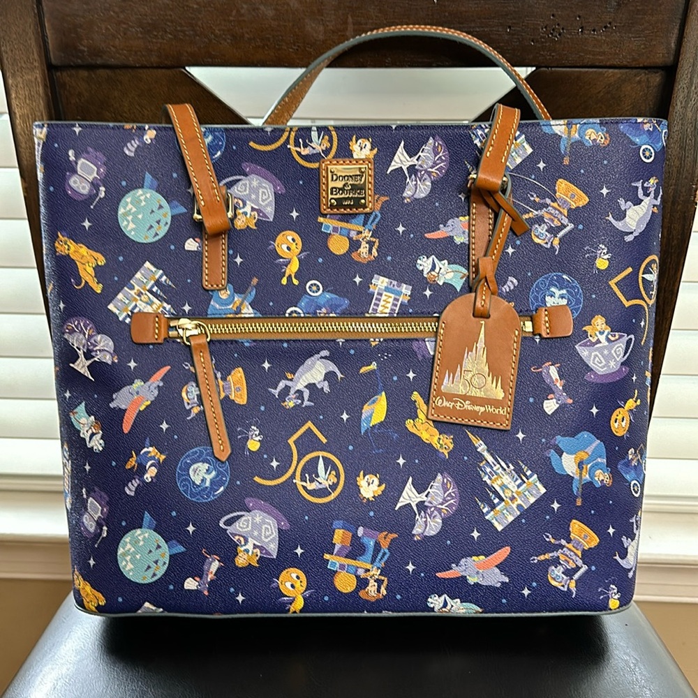 Disney Dooney & Bourke,  50th Anniversary Celebration2 AOP Tote